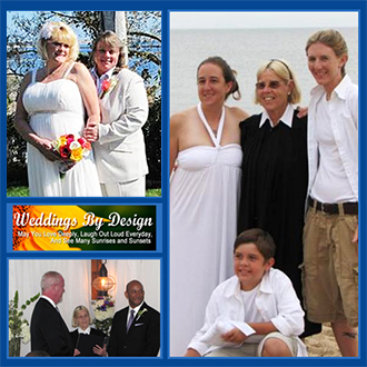 Weddings By Design Lucinda Graham LGBT Wedding Officiant in Brewster Massachusetts