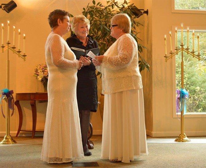 Northern Michigan LGBT Wedding Ministers - Reverend Judy Grimes