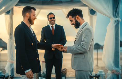 Eye4getaways 
Perfectly Planned LGBTQ Destination Weddings & Honeymoons
