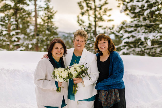 Lake Tahoe LGBT Wedding Ceremony Officiant Lesbian Ceremony