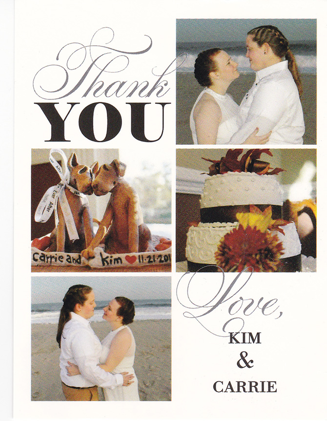 For This Joyous Occasion - Thank You Note