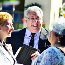 LGBT Couple happy tears on wedding day