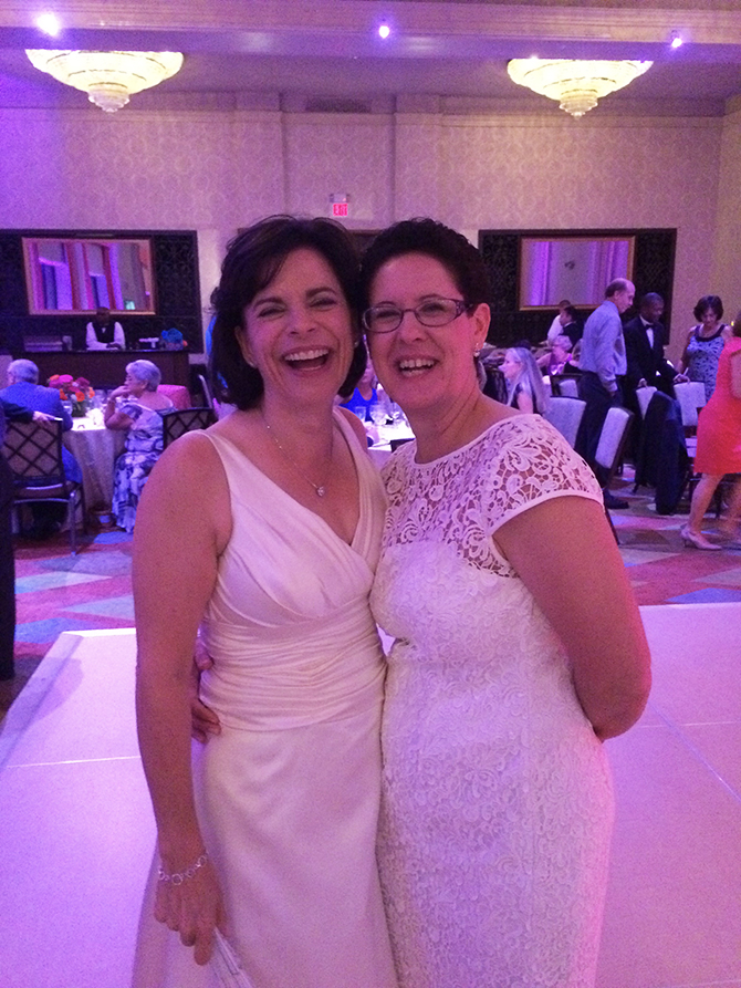The Grand Summit Hotel two laughing brides wedding