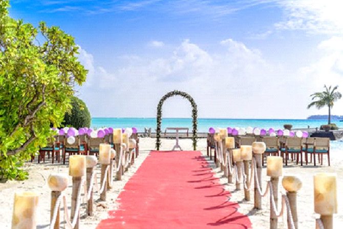 Beach Wedding Ceremony - Brooklyn, NY LGBT Wedding Travel Agent Agent - Minerva Travel