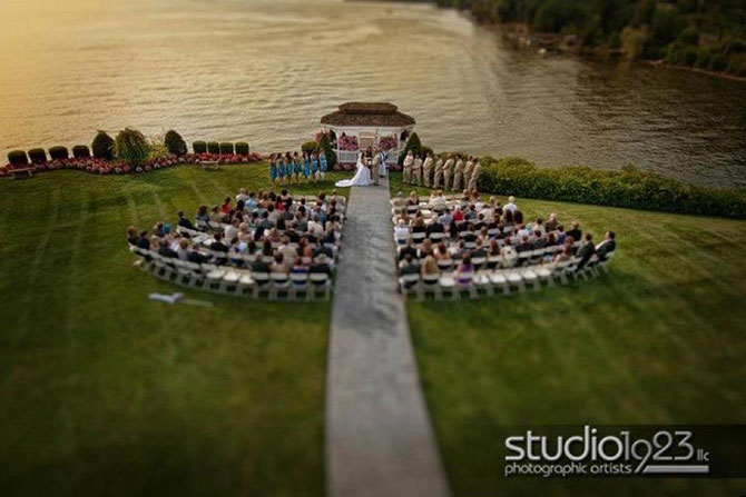 Gorgeous outdoor wedding ceremony by the bay - Officiant Long Island