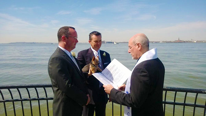 Rev. Louis Olivieri - New York Gay Wedding Ceremony
