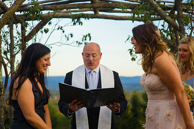 Rev. Louis Olivieri - New York Lesbian Wedding Ceremony