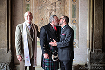 GLBT marriage ceremony officiated by Reverend Will Mercer