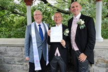 LGBT Marriage Ceremony offiated by Reverend Will Mercer
