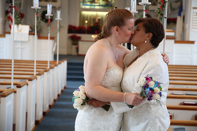 Gay married woman