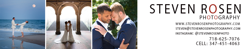 New York Same-Sex Wedding Photos by Steven Rosen Photography in New York City