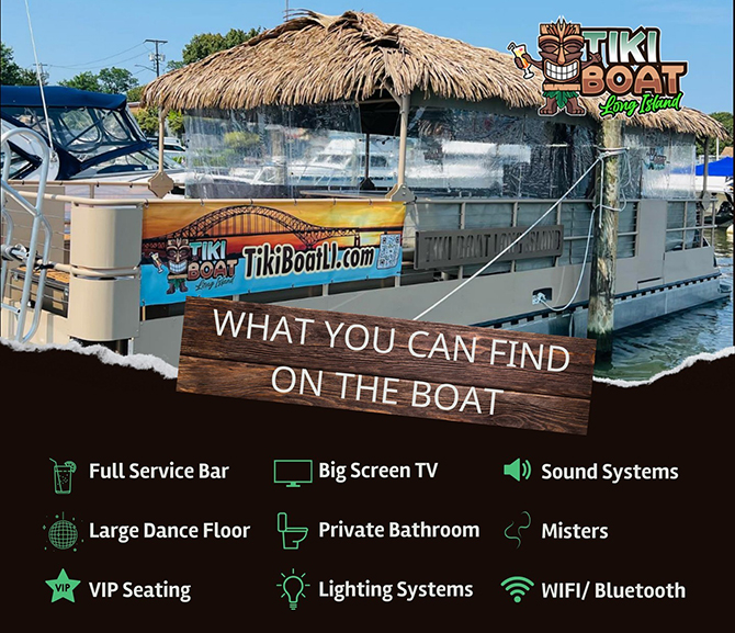 Tiki Boat Long Island
Long Island, New York LGBTQ Wedding Party Cruise