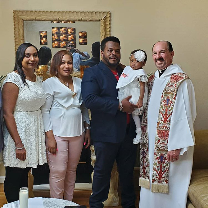 Baby blessing - Long Island, NY Same-Sex Wedding Priest - St. Francis Community of Faith for All People