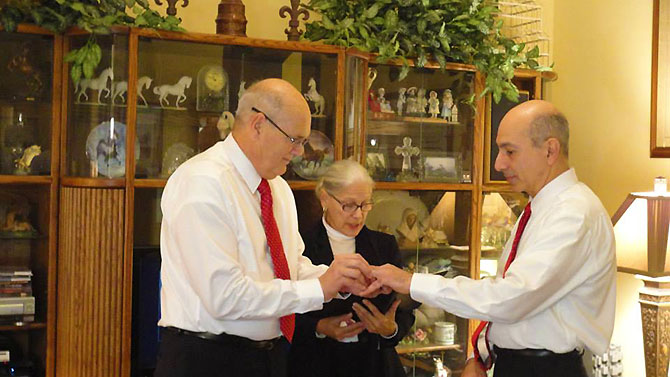 Creative Celebrations - Grooms Ring Exchange