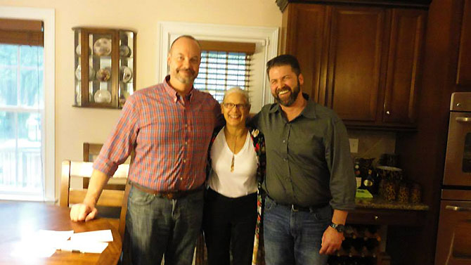 Creative Celebrations - LGBT Grooms with Wedding Officiant Meredith Sloan