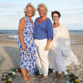 Rev. Tanya Young Outer Banks Weddings - Brides Wedding Kiss