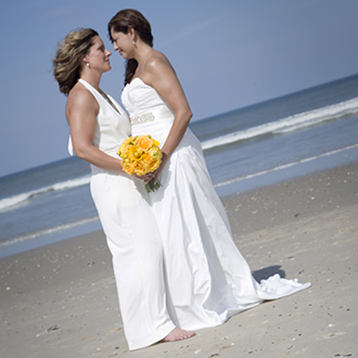 Rev. Tanya Young Outer Banks Weddings - Lesbian Wedding Ceremony