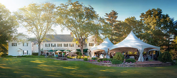 The Wooster Inn Tented Wedding Reception