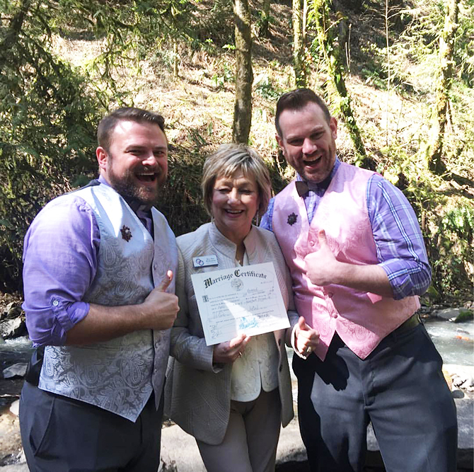 Portland Oregon Gay Wedding Ceremony - Diva Matters Ministry