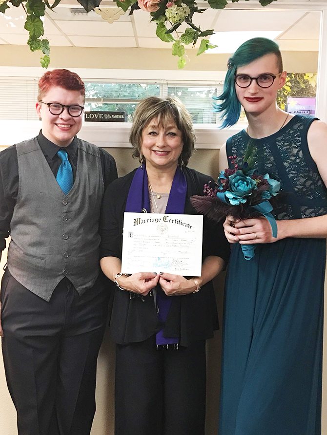 Portland Oregon Gay Wedding Ceremony - Diva Matters Ministry
