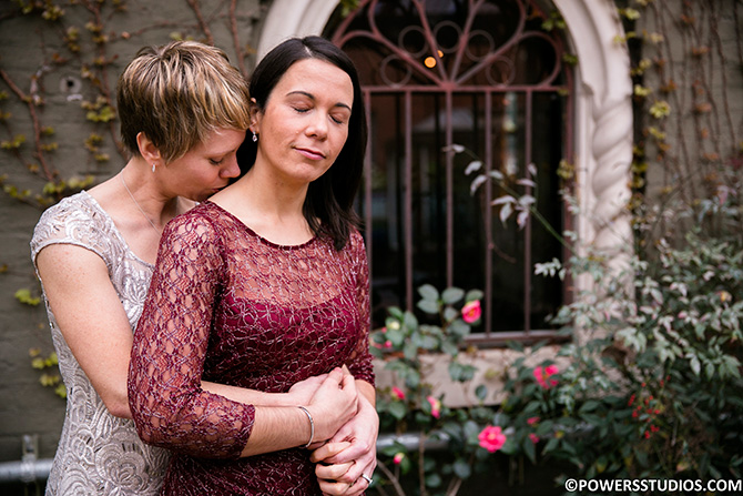 Powers Studios - Portrait shot of lesbian couple