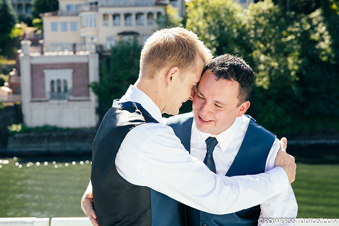Powers Studios - Wedding photo of gay grooms