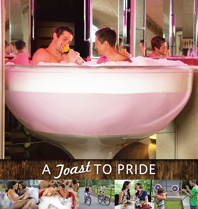 Cove Haven Resorts - A Toast To Pride - LGBT Honeymoons and Weddings