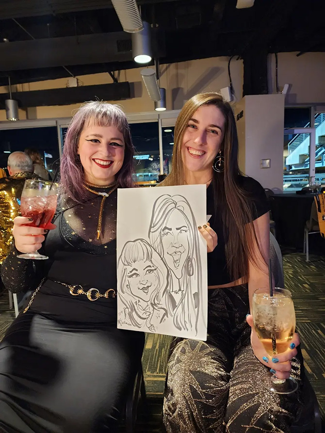 Pittsburgh, Pennsylvania LGBT Wedding Caricature Artist - MC Sturman
