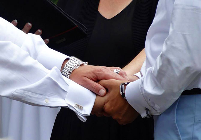 Reverend Pamela Brehm - Wedding bands
