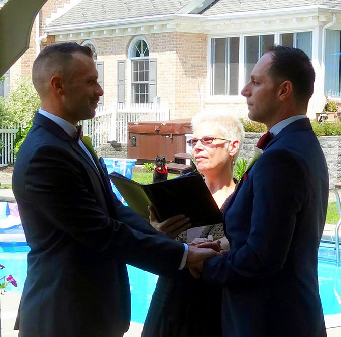 Reverend Pamela Brehm - Gay Wedding Ceremony