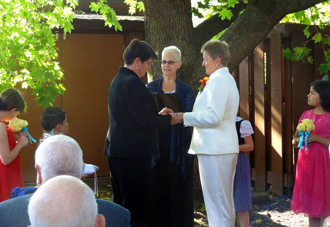 Reverend Pamela Brehm - Lesbian Wedding Ceremony