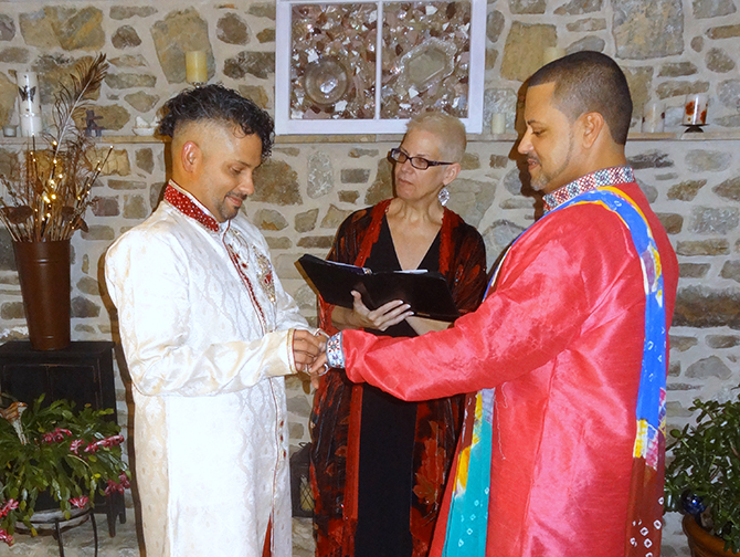 Reverend Pamela Brehm - Indian LGBT Wedding Ceremony
