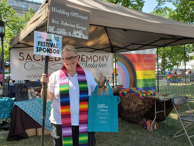 - Harrisburg, Pennsylvania LGBT Wedding Officiant - Sacred Ceremony with Sabrina