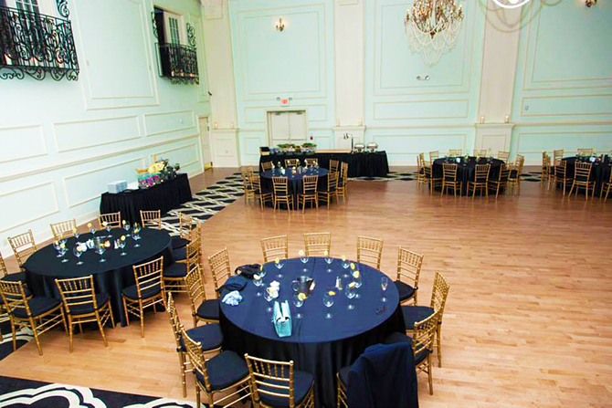 Society Hill Dance Academy Philadelphia Pannsylvania Reception Setup