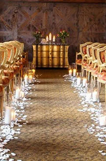 The Inn At Leola Village indoor wedding ceremony