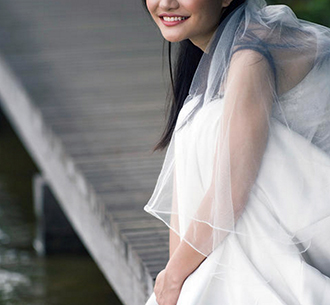 Hartshorn Studios Greenville, South Carolina LGBT Wedding Photographer bride on bridge