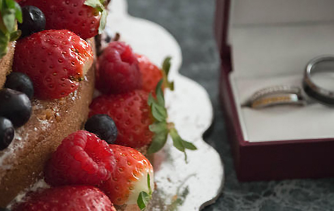 Hartshorn Studios Greenville, South Carolina LGBT Wedding Photographer rings and cake