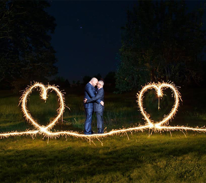 LGBT Wedding Sparkle - BuySparklers.com