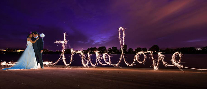 LGBT Wedding True Love Sparkler - BuySparklers.com