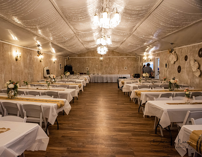 Indoor wedding ballroom - Fort Worth Country Memories - Fort Worth, Texas Wedding Venue
