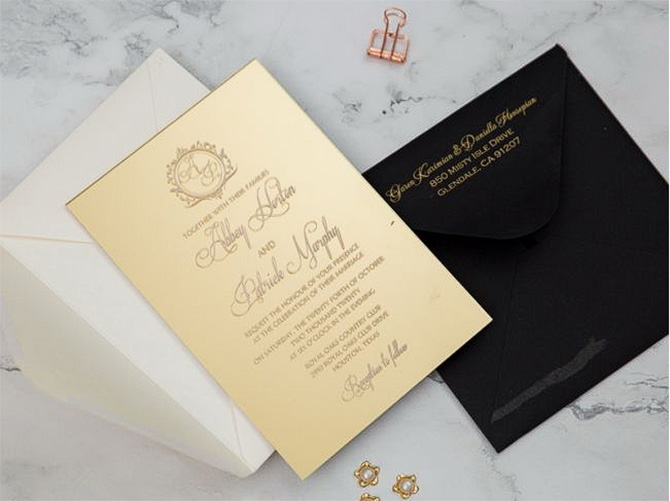 Custom LGBT Wedding Invitations - Goddess Designs and Papeterie
