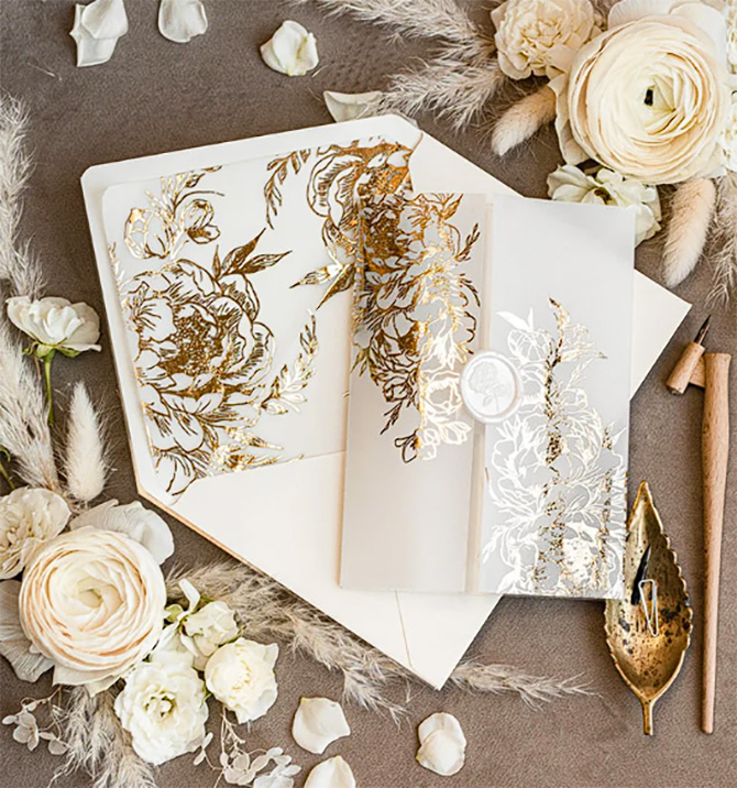 Custom LGBT Wedding Invitations - Goddess Designs and Papeterie