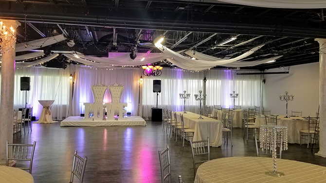 Wedding Reception Decor - Dallas, Texas LGBT Wedding Reception Venue - Jupiter Gardens Event Center