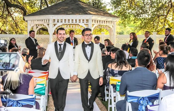 LGBTQ Wedding - Dallas, Texas LGBT Wedding Reception Venue - Jupiter Gardens Event Center