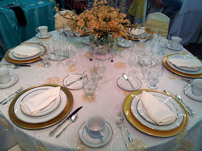 United Party Rental Center - China table setting