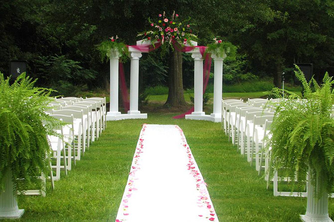 United Party Rental Center - Outdoor Wedding Ceremony Site