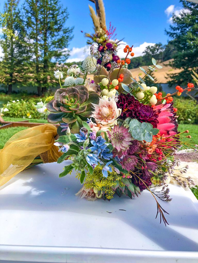 Succulent Wedding Decor and wearable art succulent jewelry - Succulents for Hire Toni Sicola