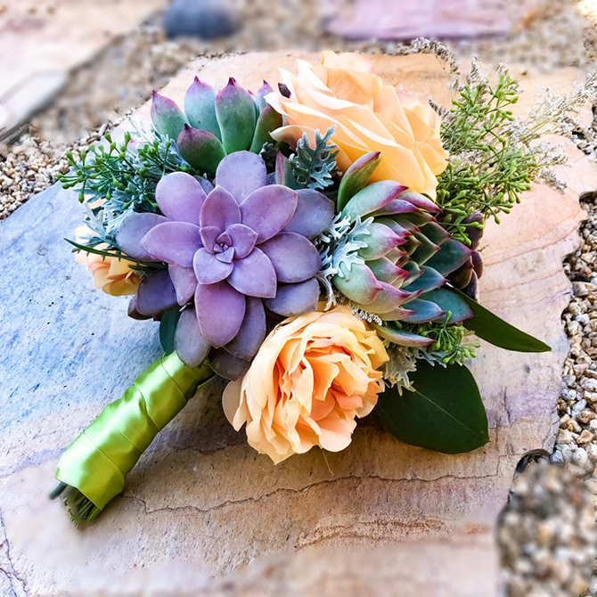 Succulent Wedding Decor and wearable art succulent jewelry - Succulents for Hire Toni Sicola
