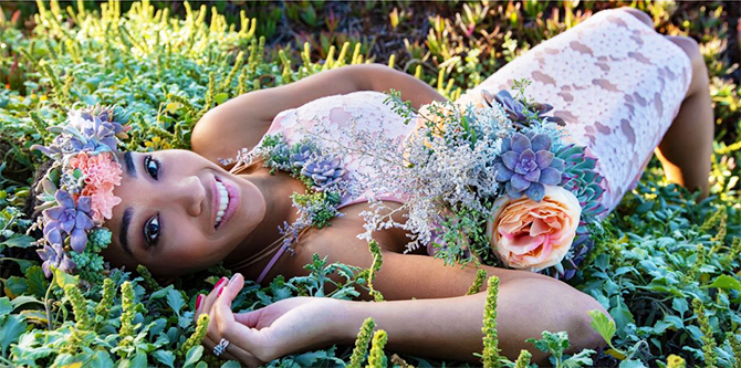 Succulent Wedding Decor and wearable art succulent jewelry - Succulents for Hire Toni Sicola