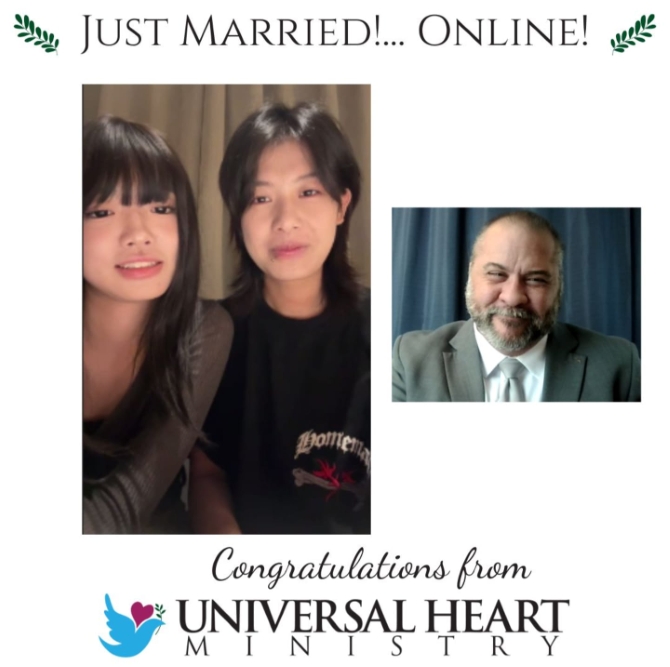Universal Heart Ministry
In-Person and Virtual LGBT Wedding Officiant 
Serving Utah, Tennessee & Florida - Virtual wedding, online wedding
